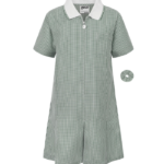 School Summer Gingham Dress