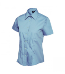 Ladies Poplin Half Sleeve Shirt