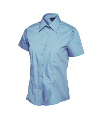 Ladies Poplin Half Sleeve Shirt