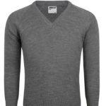 Knitted V-Neck Jumper