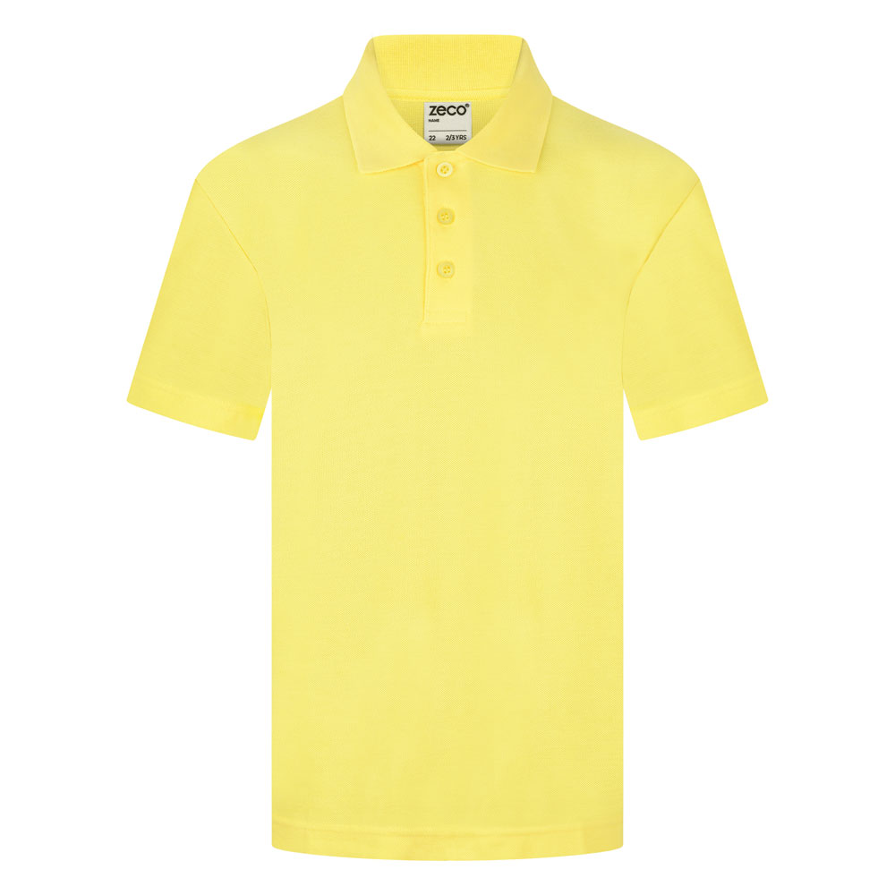 Polo Shirt (Colours) - Yellow, 13 Years