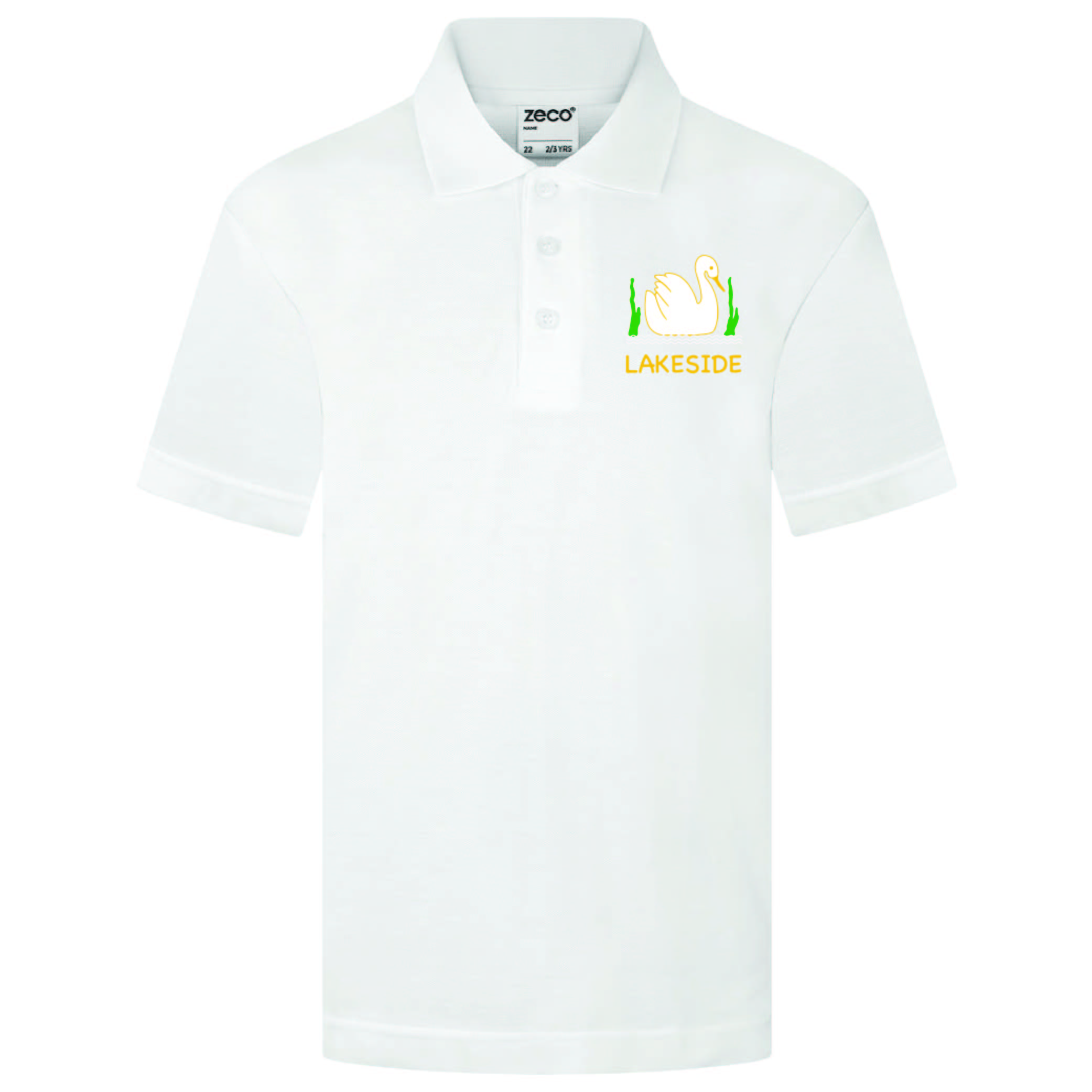 Lakeside Primary White Polo
