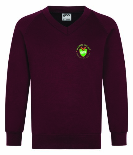 Garden Village Primary Academy Knitted V-Neck Sweatshirt